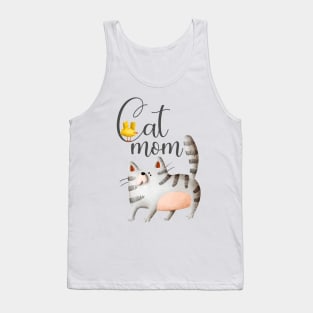 Mom of the Gray Cat Tank Top